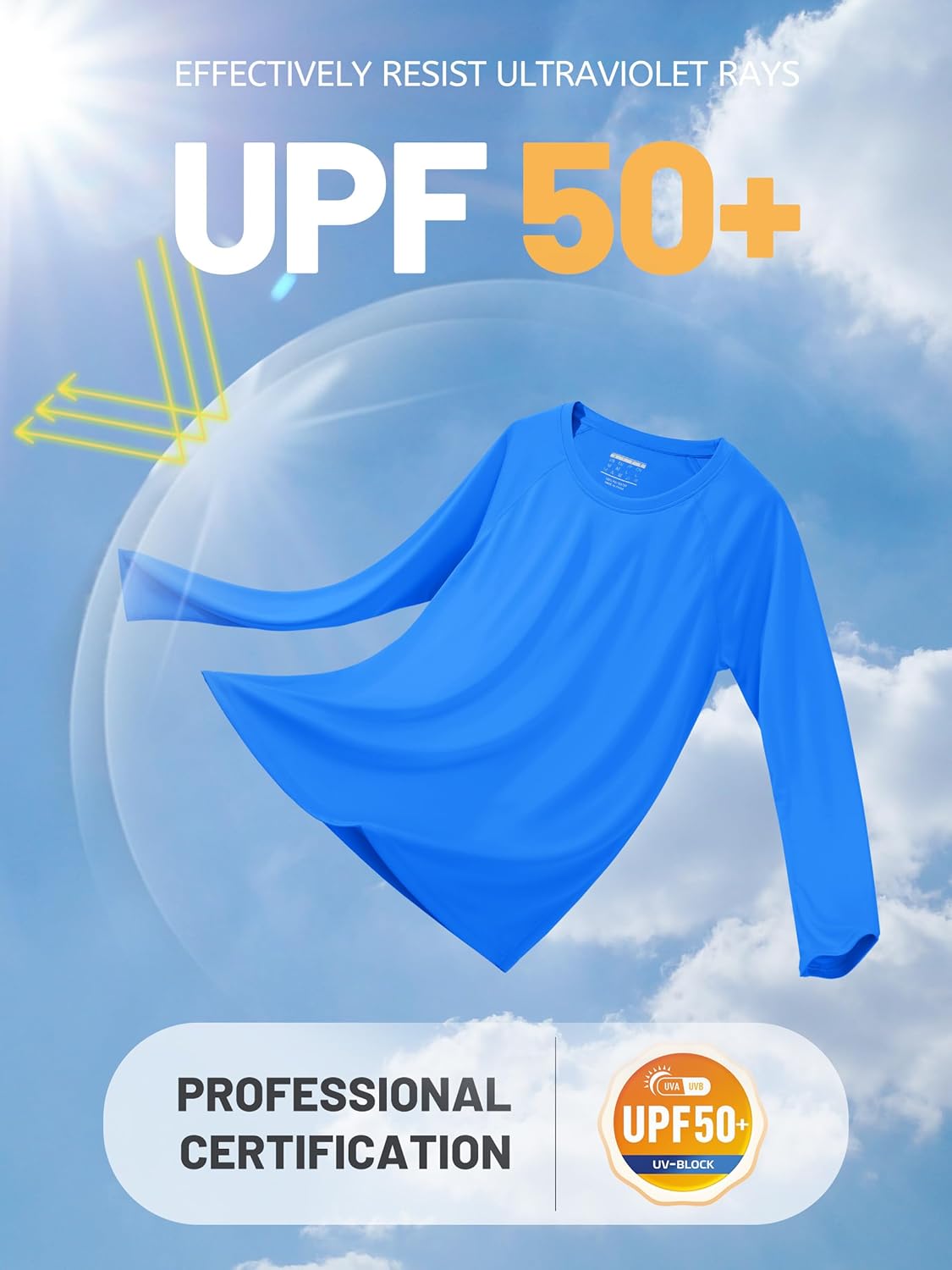 TACVASEN Womens Long Sleeve Rash Guard UPF 50+ UV Sun Shirts Quick Dry Swim Shirt Hiking Tops - Image 4