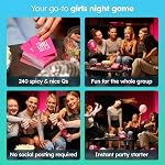 C'est l'heure des filles - Carte de nuit pour filles Game pour Bachelorette, Galentines ou Soirée Dames - 240 Doucement & Questions sassys avec des défis - Soirée amusante Game pour les adultes & Ados