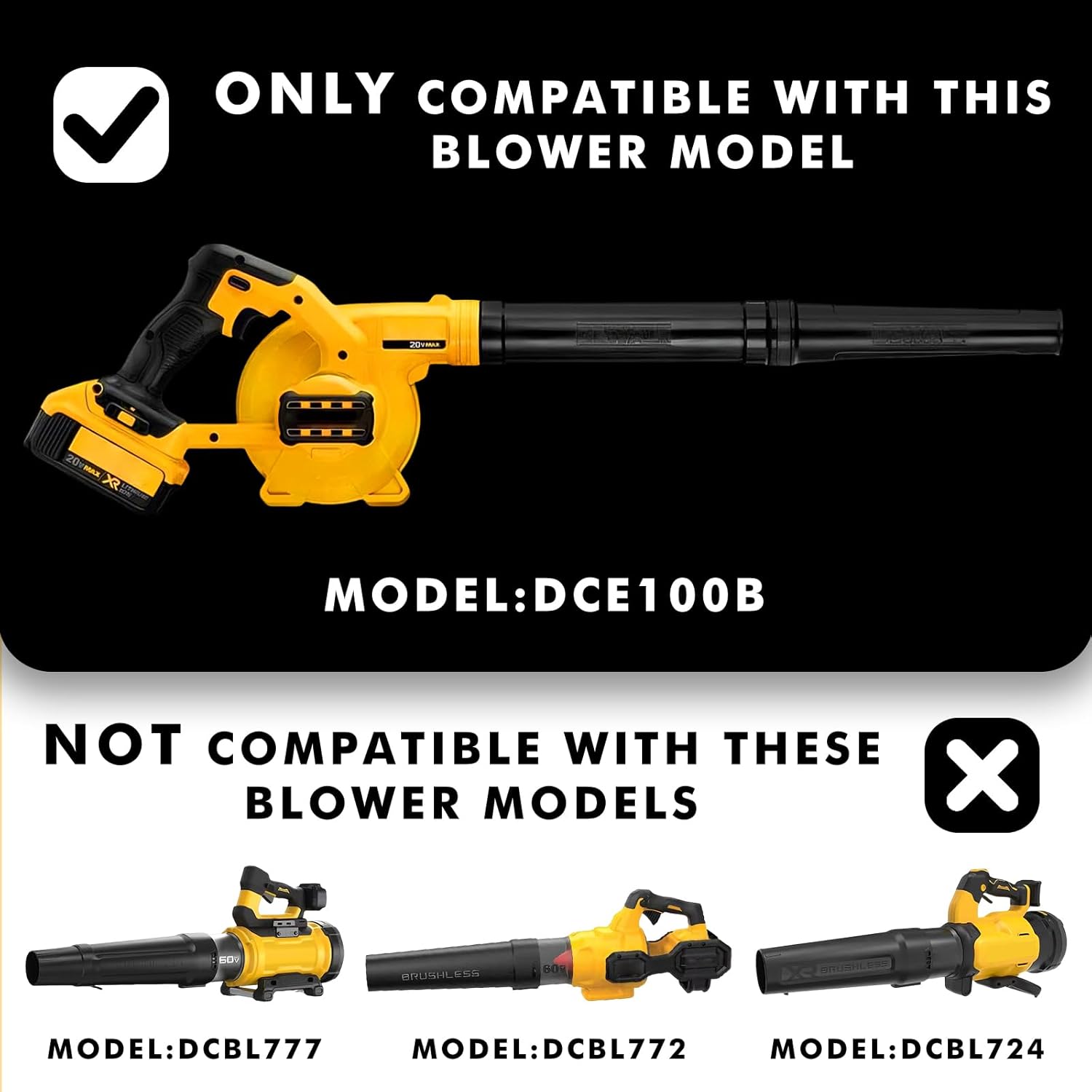 Leaf Blower Rack & Chainsaw Hanger Bundle for De-Walt, Heavy-Duty Wall Mount Tool Storage Set – DCE100B Blower Holder with Chainsaw Wall Rack for Garage, Shed & Workshop Organization