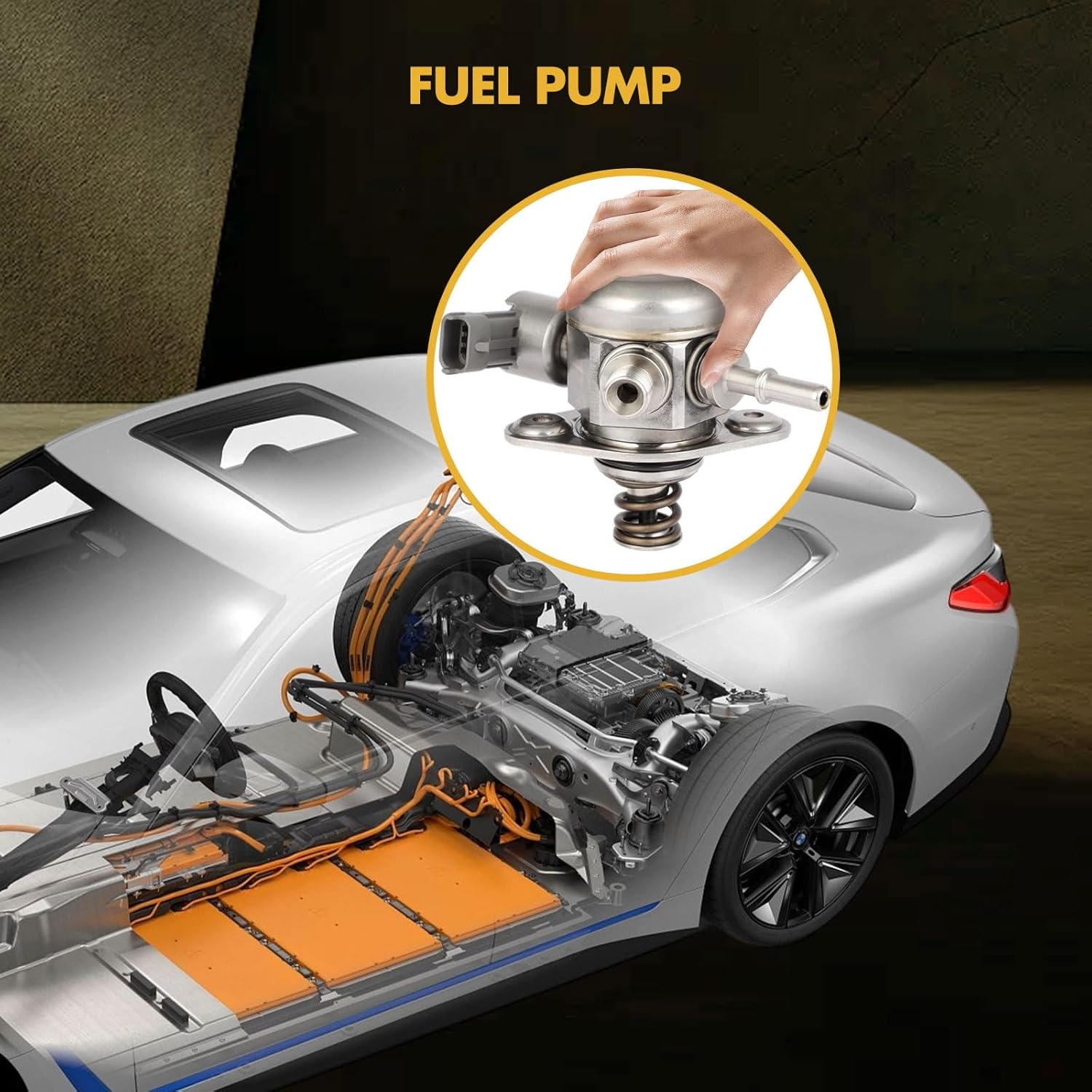 OCPTY fuel pump high pressure replacement for 2014-2015 for Hyundai Veloster 2012-2014 for Kia Rio 2013-2014 for Hyundai Accent 35320-2B140 GDP403 HM10002 M73127 353202B140