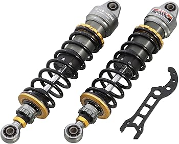 キタコ　リアショックアブソーバー　2本1セット KITACO KITACO(キタコ) リアショックSET（2本セット/クローム