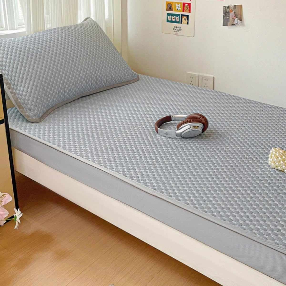 Protector de colchón de enfriamiento, Funda de colchón de Cama Individual