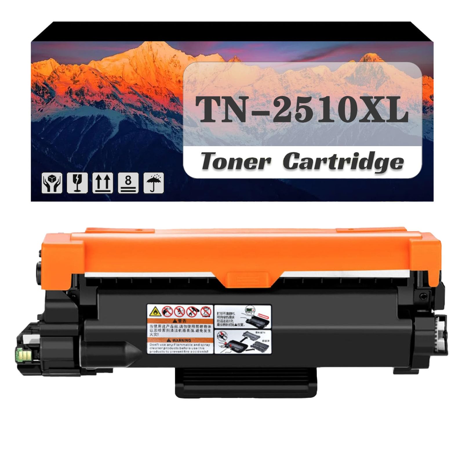 PuCio TN-2510XL TN2510XL Cartuccia di Toner Ad Alta capacità Compatibile per Brother MFC-L2800DW MFC-L2827DWXL MFC-L2860DWE 1 Pack