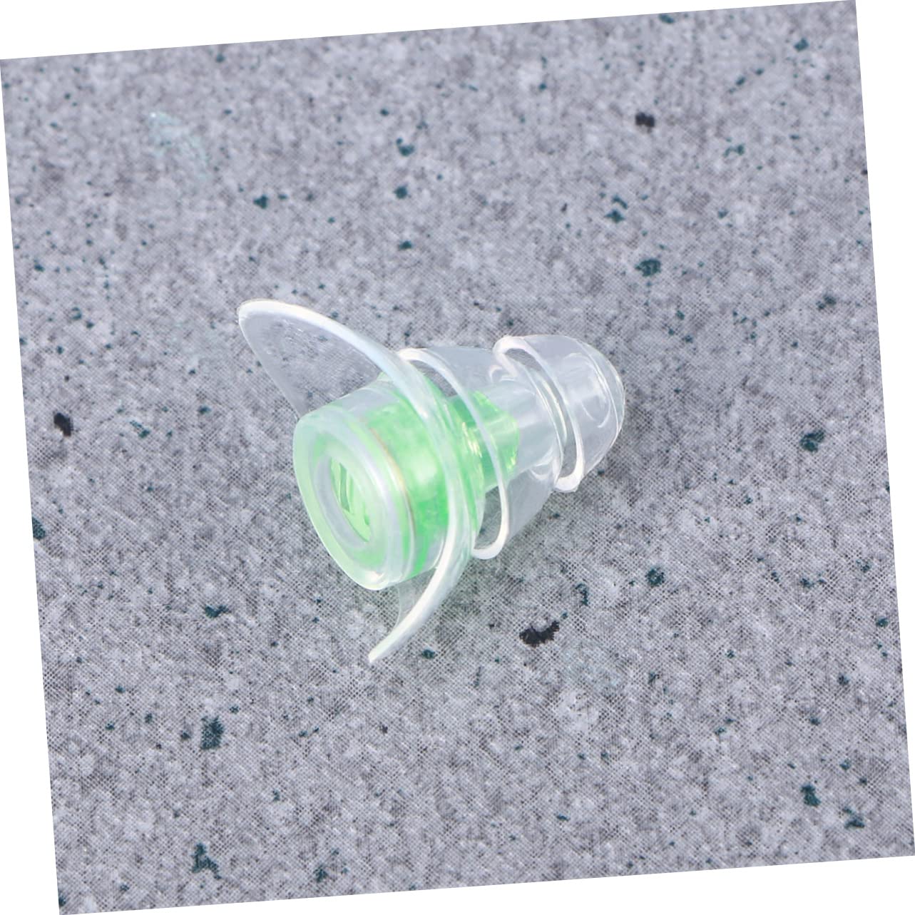 minkissy Lot De 3 Bouchons D'oreille Silencieux En Matériau Vert Lent Pour Le Bruit Et Le Ronflement Avec Une Bouteille Noire