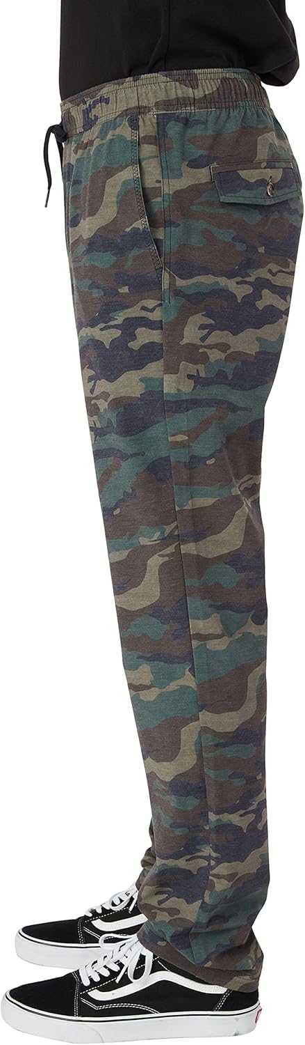 O'NEILL Men's Venture Hybrid Pant - Comfortable Straight Leg Pants for Men with Elastic Waist and Pockets