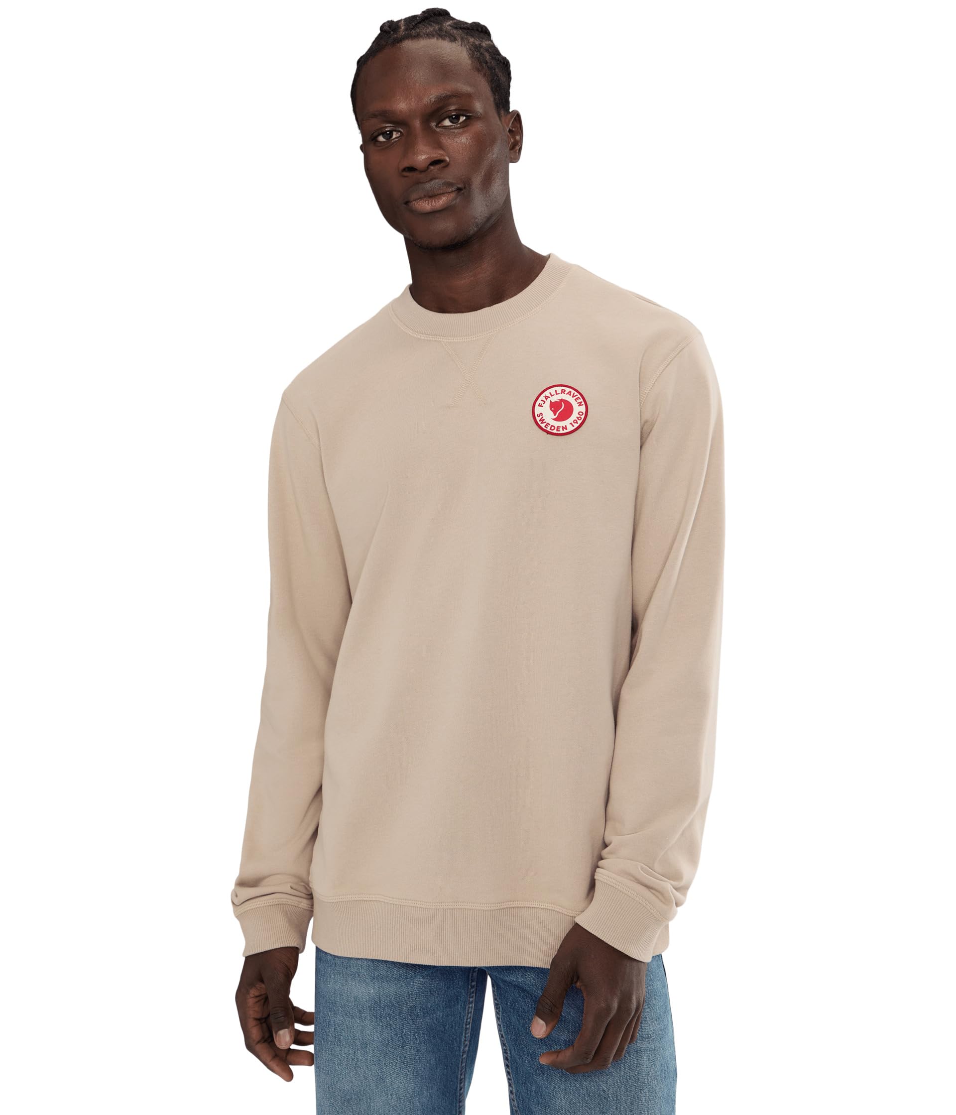 Fjällräven Men's Fossil Fjallraven 1960 Logo Badge Sweater M
