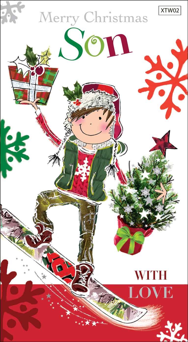 Son Boy Christmas Card