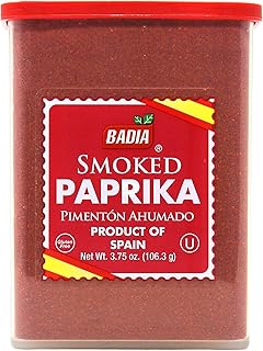 Badia Smoked Paprika, 3.75 oz - Rich, Smoky Flavor for Cooking, Grilling & Seasoning, All-Natural Spice