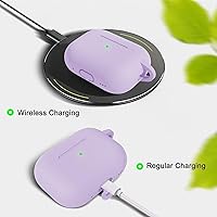 Vista 530 de Funda para AirPods Pro con kit de limpieza, funda de silicona suave para Apple AirPod Pro de 1ª/2ª generación, accesorios de funda AirPods Pro/Pro 2