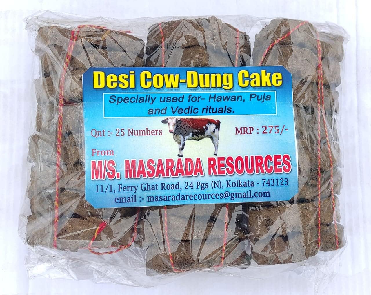 Hawan Kund Cow Dung Cake Set