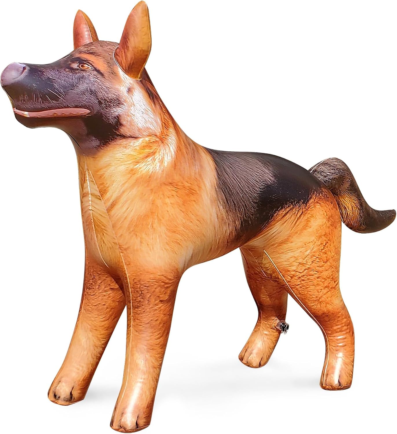 Jet Creations German Shepherd Dog Inflatable, 43" L x 30" H – Christmas Yard Decorations, Room & Classroom Decor, Birthday Party Prop, Police Dog/K9 Animal Toy & Gift for Kids, Black & Tan, 1 Pc