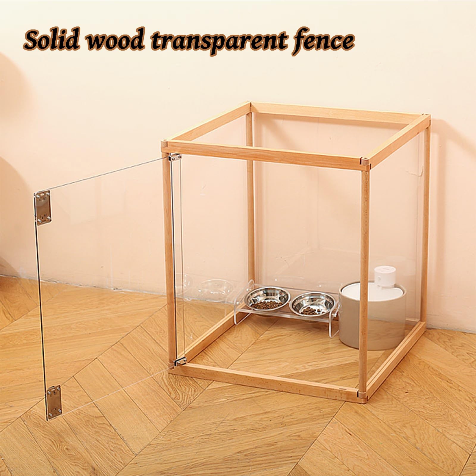 Gabbia for Cani da Interno,Acrilico Trasparente for Animali Domestici,recinto for Cuccioli da Interno,per Cani da Esterno Metallo Box Sala Parto Cane Recinto(A,12pcs)