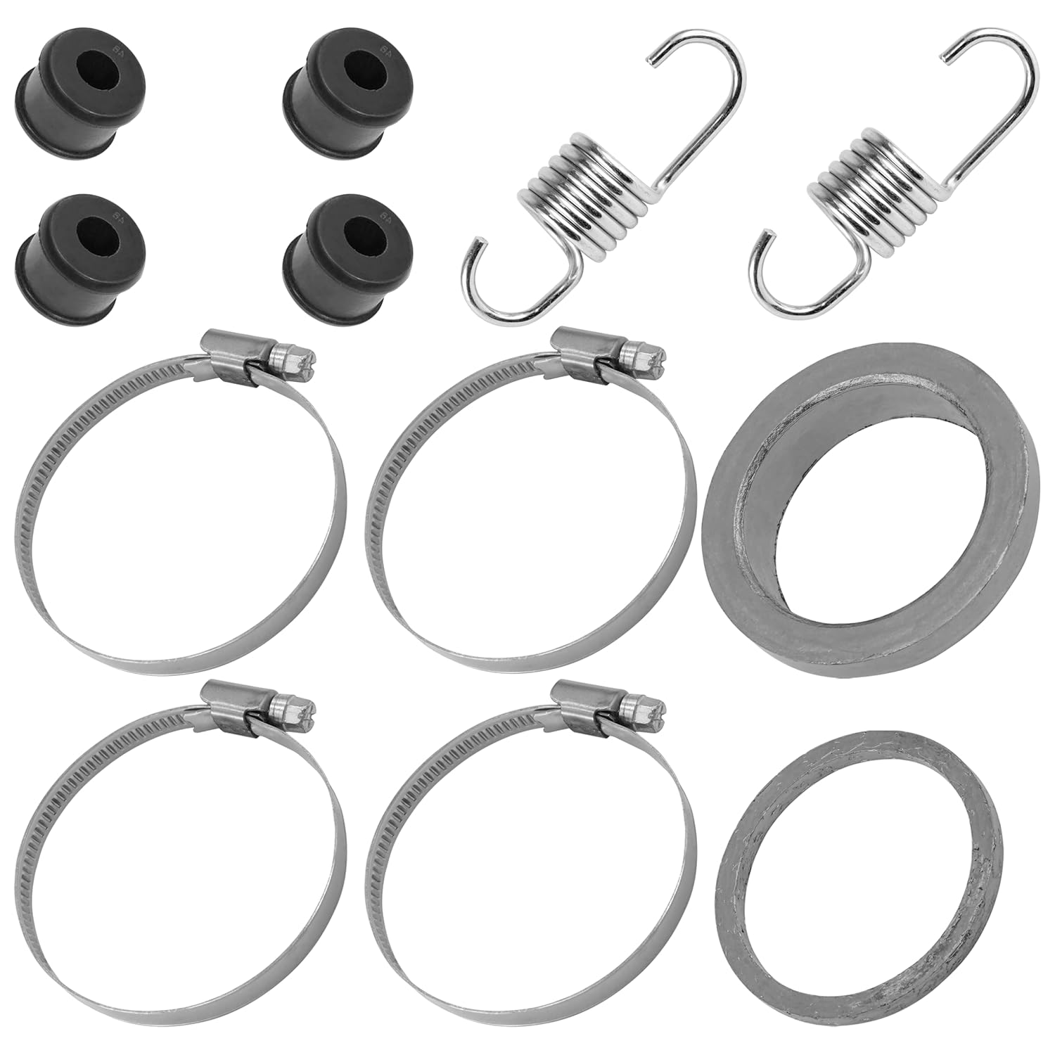 Caltric Muffler Gasket Kit Compatible with Arctic Cat 650 H1 2006 2007 2008 2009 2010 2011