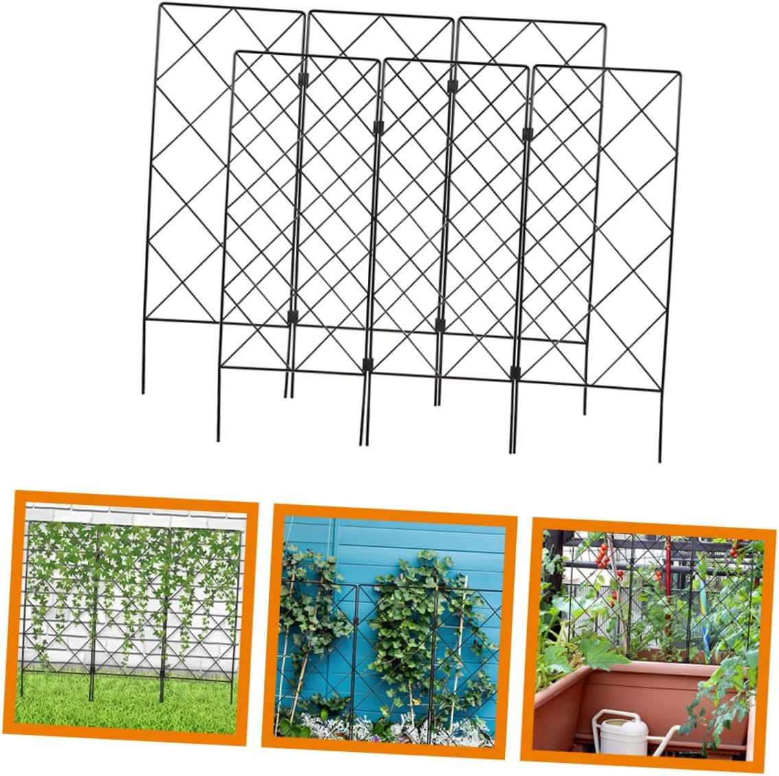 HANABASS 2Pcs Plant Trellis Garden Support for Climbing Plants Outdoor and Indoor Gardening Tool for Tomatoes Vines and More for Garden Enthusiasts