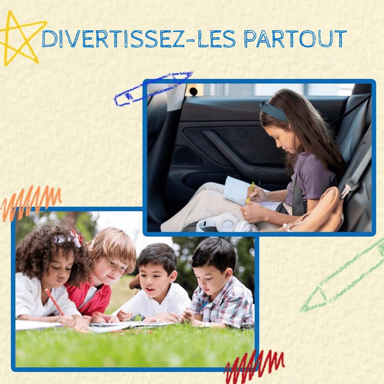 Bedwina Crayons Cire - 576 Crayons - Lot 144 paquets de 4, Crayons de Couleur de Qualité Supérieure Enfants, Coloriage Enfants pour Cadeaux Fête, Pochettes Cadeaux et Chaussettes de Noël