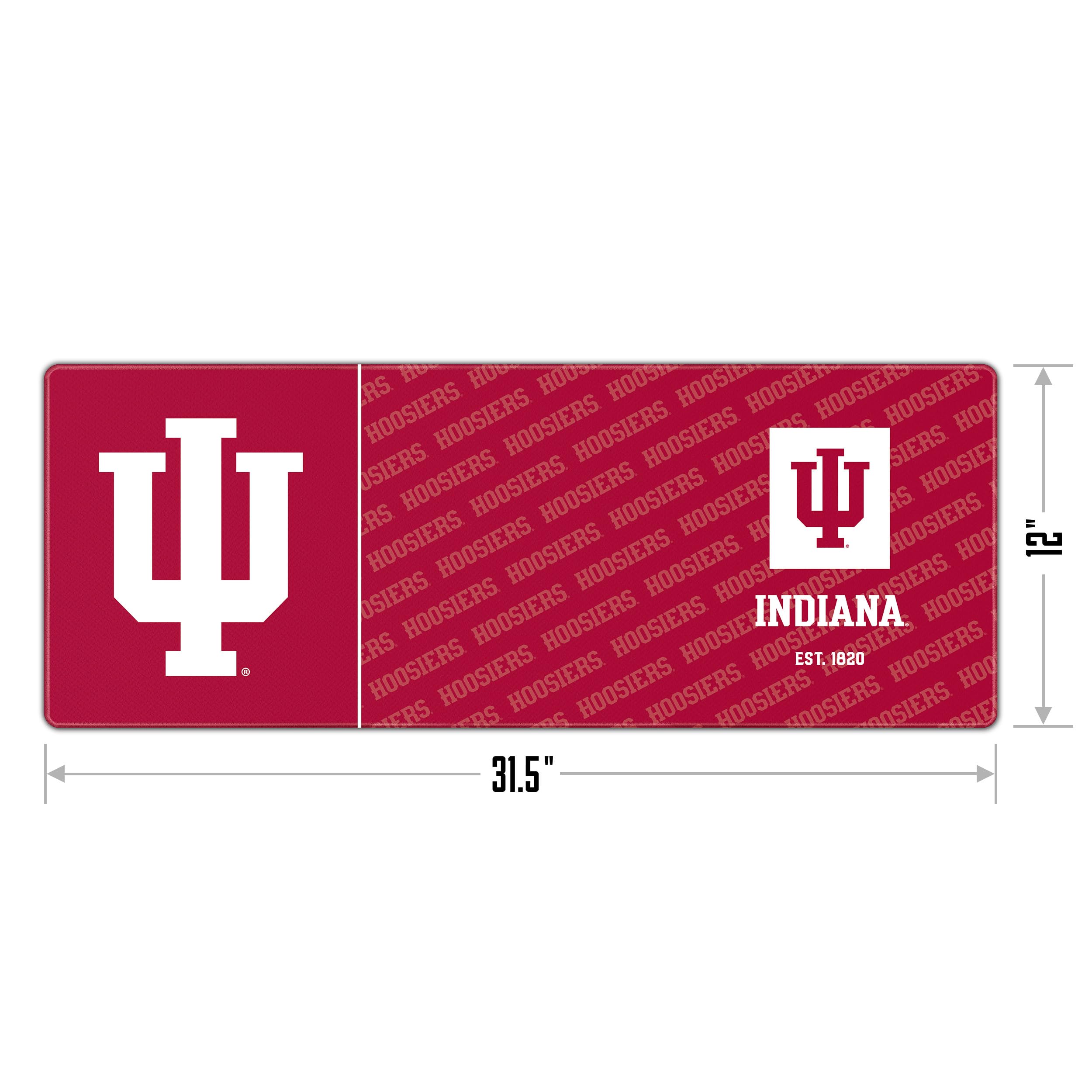 YouTheFan NCAA Indiana Hoosiers Logo Series Desk Pad SMU