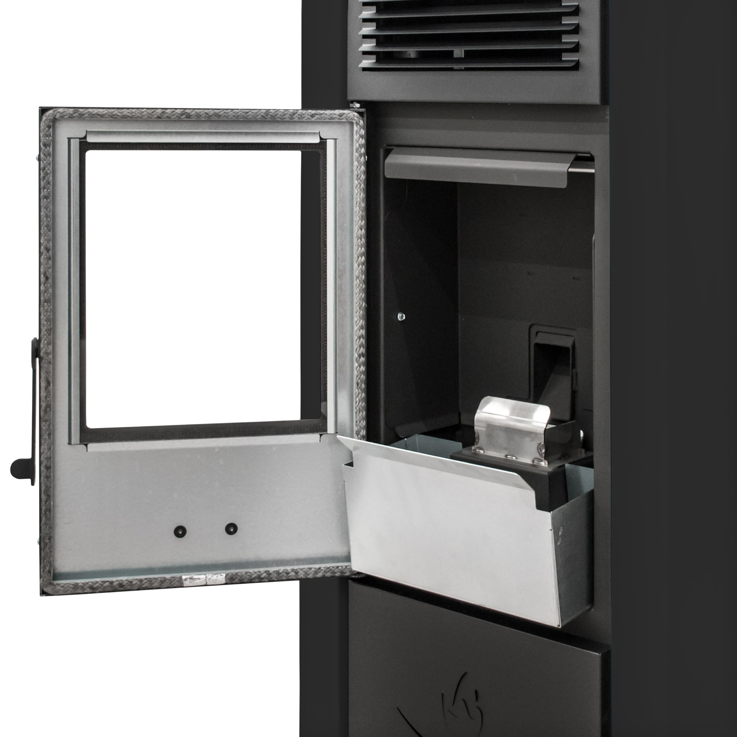 STUFE A PELLET ITALIA Colorado 15 KW | Pelletöfen Effizienz 92% Heizt 140m² Autonomie 15 Std. Programmierbar 5 Geschwindigkeiten und Leistungsstufen 24 Monate Garantie Schwarz