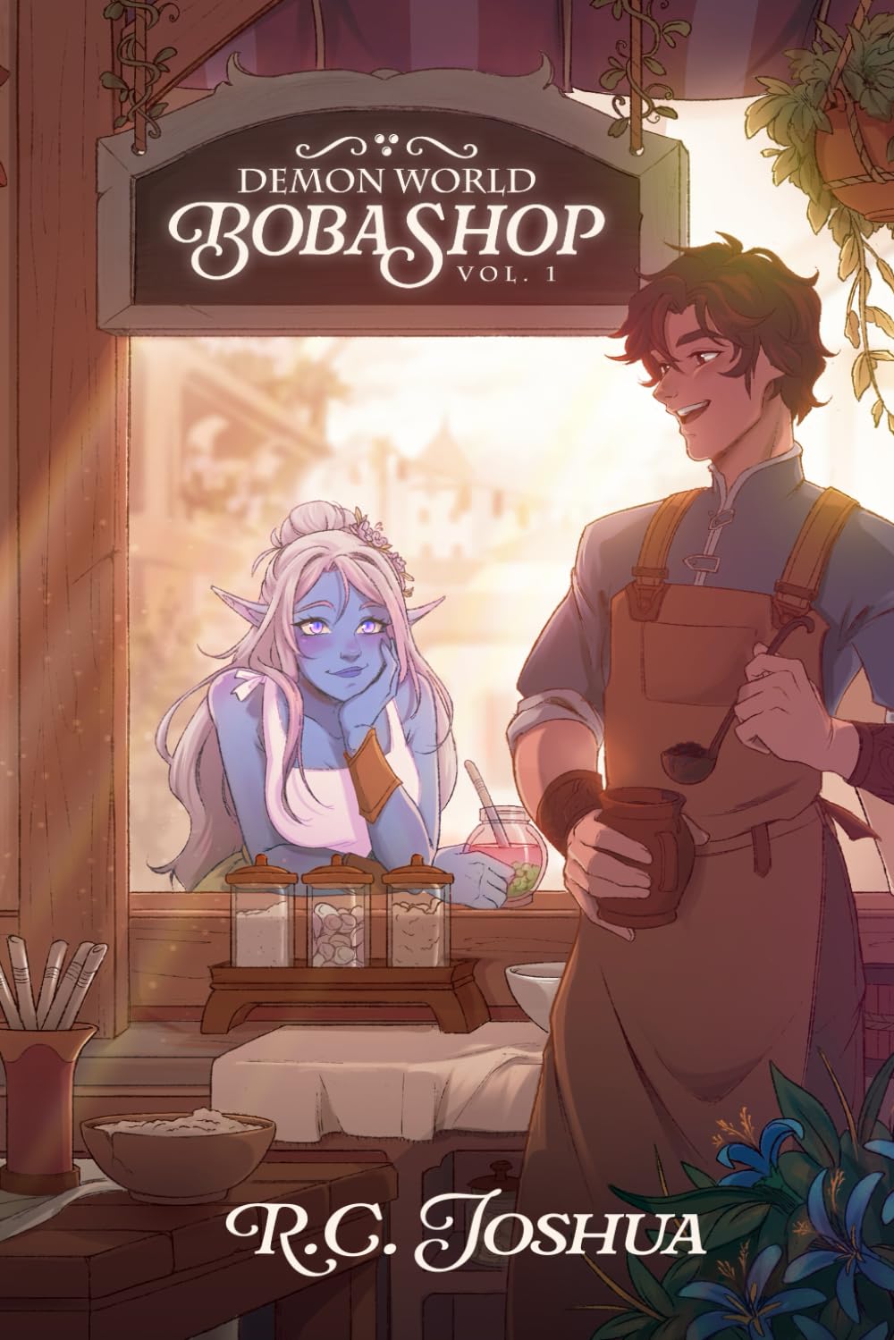 Demon World Boba Shop: A Cozy Fantasy Novel