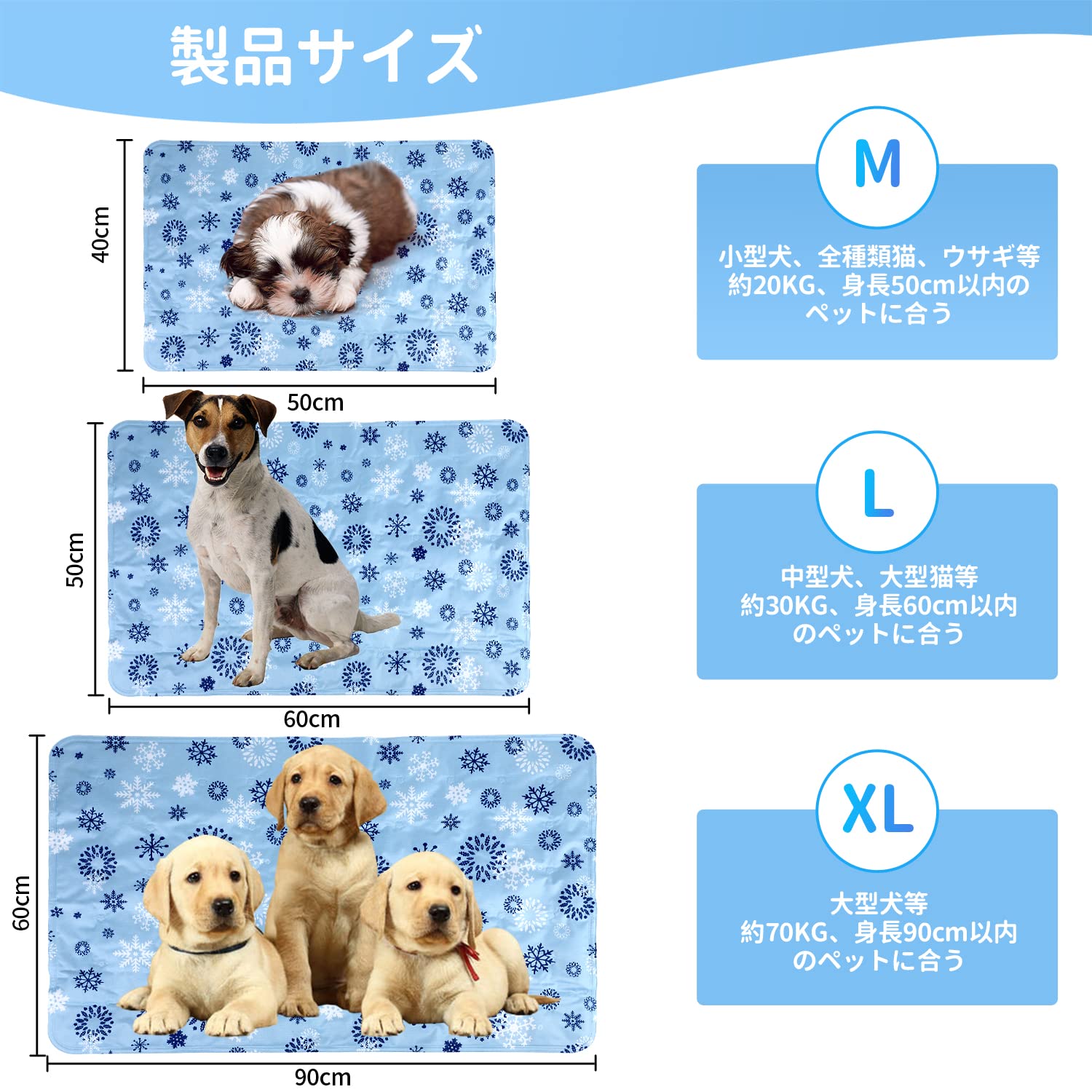Amazon | CHMKSTC ペット ひんやりマット クールマット ひんやりシート 