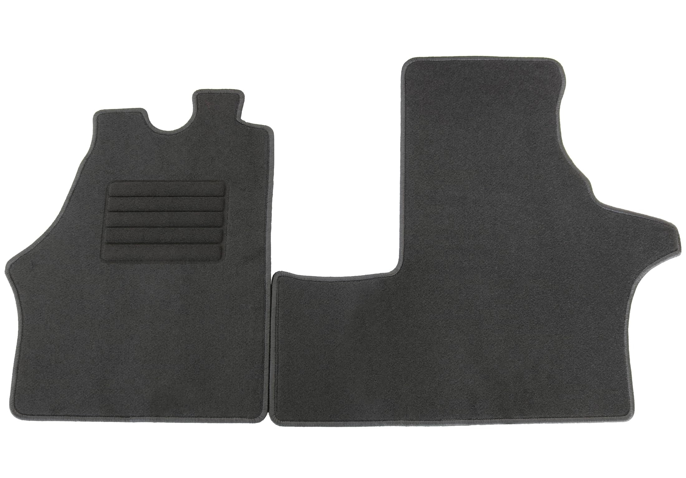 AD Tuning Set Di Tappetini In Velluto Per Skoda Yeti 5L (2009-2013) - 4 Pezzi, Colore Nero, Con Protezione Tallone, Vestibilità Specifica