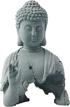 Buddha Statue for Home Stone Zen Garden Accessories Meditation Zen Garden Yoga Bonsai Micro Landscape Feng Shui Decor Fish Tank Aquarium Decorations
