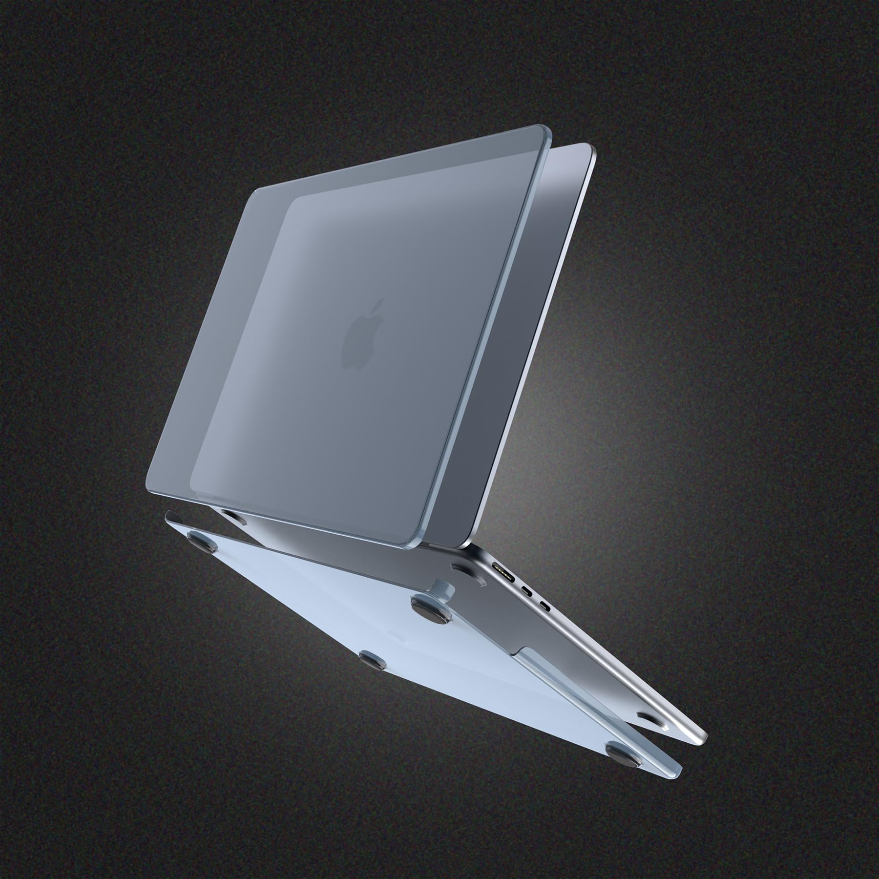 Se7enline Compatible with 2025 2024 2023 2022 2021 MacBook Pro 14 inch Case Hard Shell Laptop Cover for Macbook Pro A2918 A2992 A3112 A3401 A2779 A3434 M5 M4 M3 M2 M1 &TPU Keyboard Skin,Midnight Green — view 75