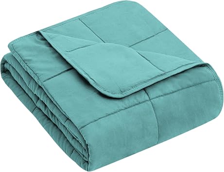 yescool Weighted Throw Blanket 3lbs, 36" x 48", Teal