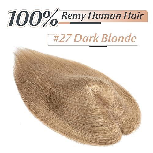 Miniatura 2 de Benehair Cubrecabello para mujer 100 de cabello humano real 150 de densidad hecho a mano base de seda clip en piezas de cabello para una ligera