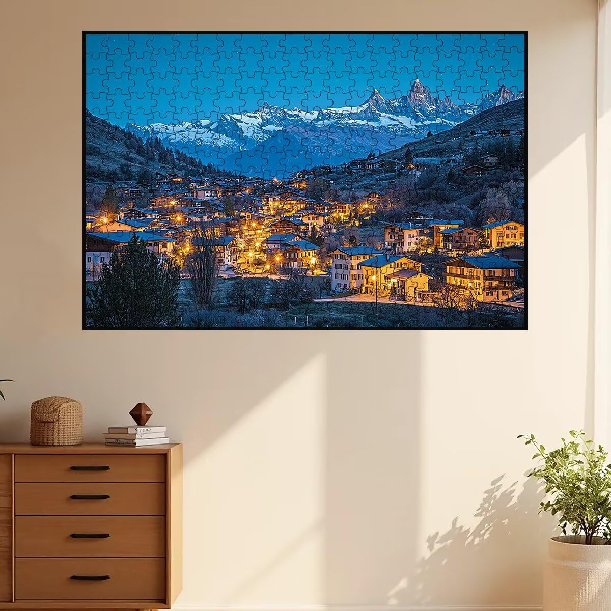 Puzzle 5000 sztuk dla dorosłych krajobrazy, puzzle natura, puzzle 5000 sztuk dla dorosłych, drewniane puzzle z pudełkiem na prezent rozmiar 156 x 105 cm, wyzwanie puzzle dla całej rodziny, prezent