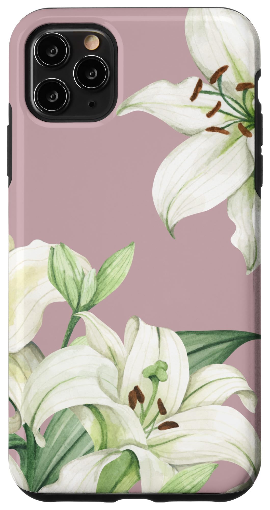 Print Lily FANXI Amazon.com: lily　iPhone11ケース Phone 16 iPhone with Compatible Case スマホアクセサリー