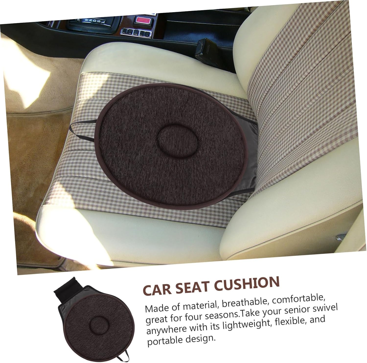 360degree Rotating Car Seat Pad Seat Cushion Breathable and Comfortable