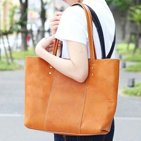 Amazon | [ポルコロッソ] シンプルトートバッグ オリジナル栃木レザー 