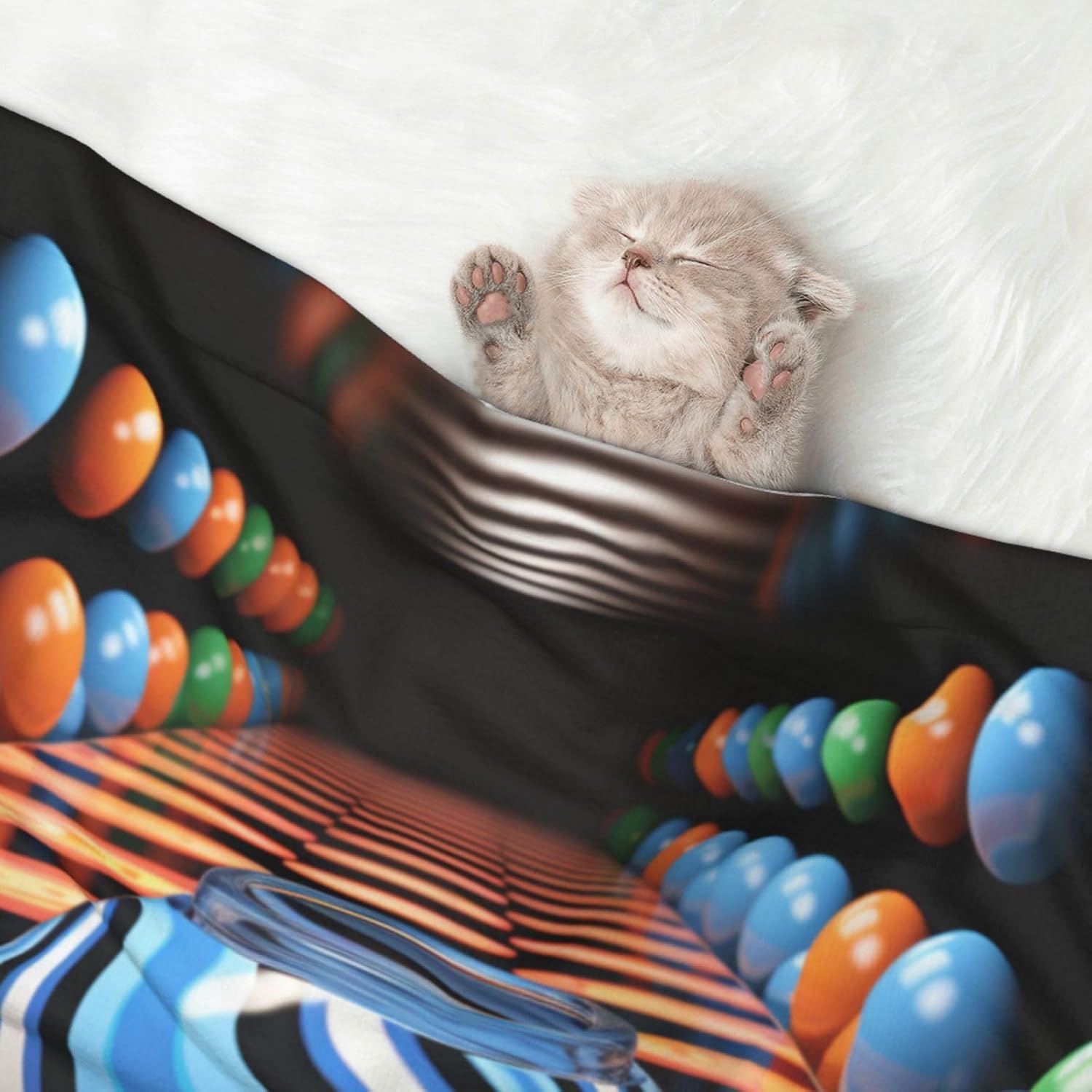 Space for Round Objects Pet Blanket for Dogs & Cats â€“ Soft Plush Dog Blankets for Small & Large Dogs, Couches, Beds, and Cars