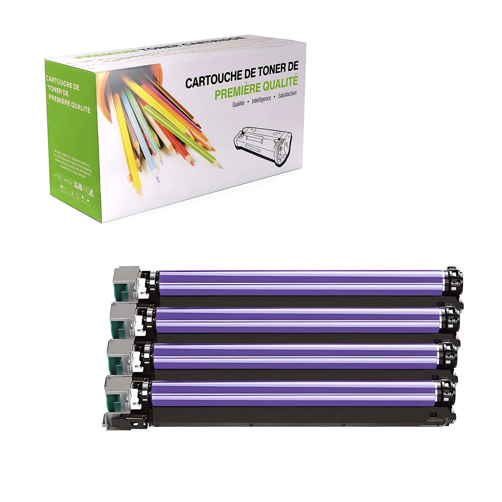 Kompatybilny zamiennik zespołu bębna dla Xerox 7800 106R01582 do użytku z Xerox Phaser 7800 7800DN 7800DX 7800GX drukarką, 4 sztuki,4p