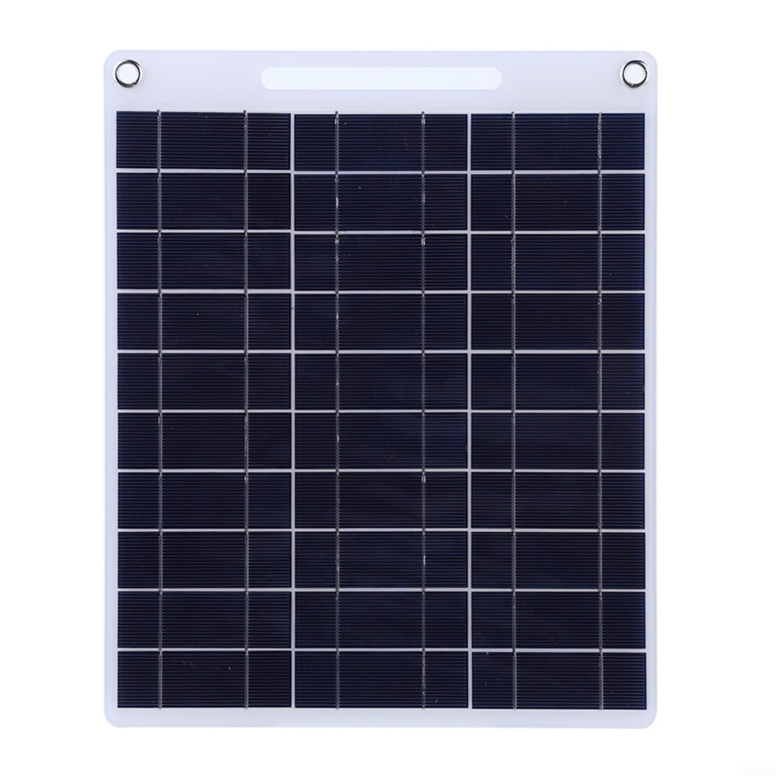 Panel Solar de 30 W 5 V para Exteriores, Cargador Solar para móvil, Doble USB Placas solares, Impermeable Placa de Carga Flexible para Senderismo, Camping