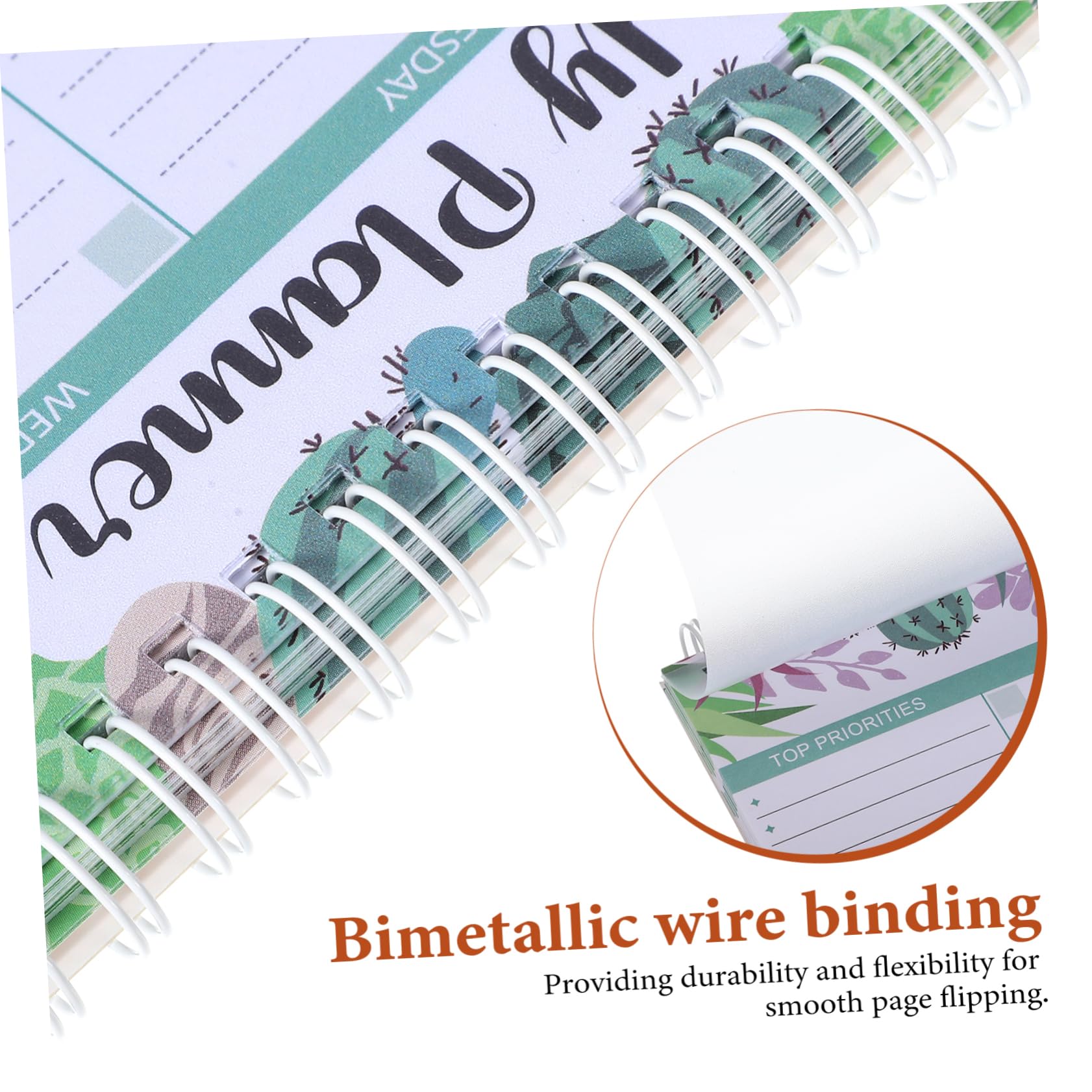 DOITOOL 4 Stück Wochenplaner Buch mit Klarem Layout Langlebiges Notizbuch für Aufgaben und Termine Wochenplaner Block für Büro Schule und Alltag Komfortables Schreibpapier Stilvolles