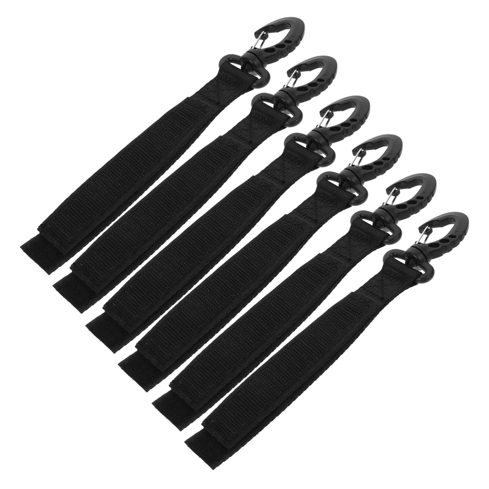 TOYANDONA Ocean Cordage Crochet pour Voilier Fixé Bateau Extérieur Ligne De Quai Élastique Crochet D'amarrage Pratique Cordon De Quai avec Crochets Nylon Black