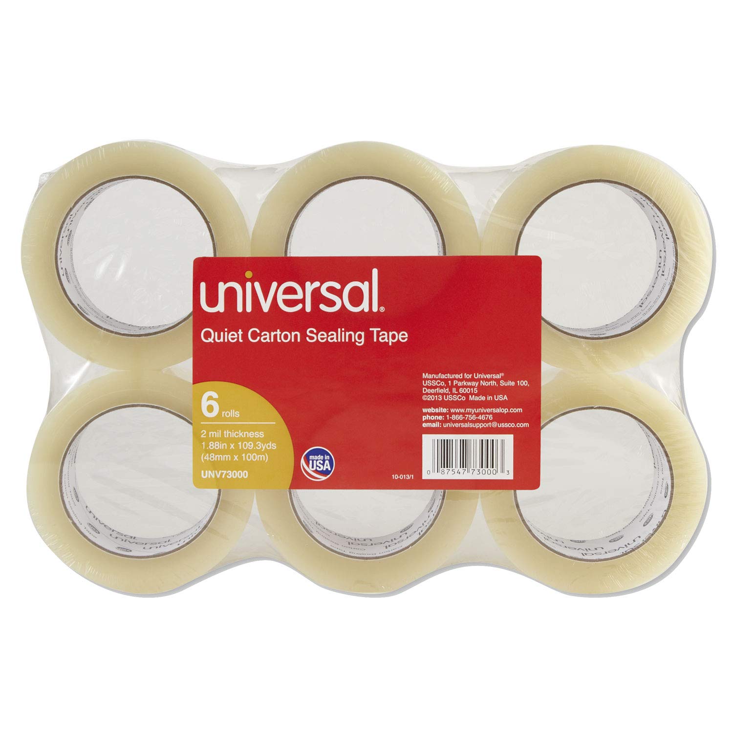 Nastro Imballo Economico 36 Rotoli Nastro Adesivo Per Imballaggio - Scotch Da Scatole 1.8 Mil, 2 Pollici X 110 Iarde (330 Piedi), Lotto Conveniente Nastro Imballaggio 36 Rotoli - Foto 10