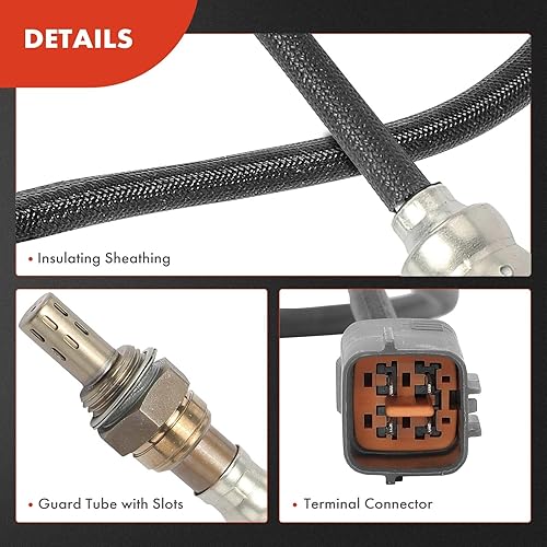 Miniatura 6 de A-Premium Sensor de oxígeno O2 compatible con Mazda 5 2008 2009 2010, L4 2.3L, corriente abajo, repuesto # 1900-543170, 1900543170