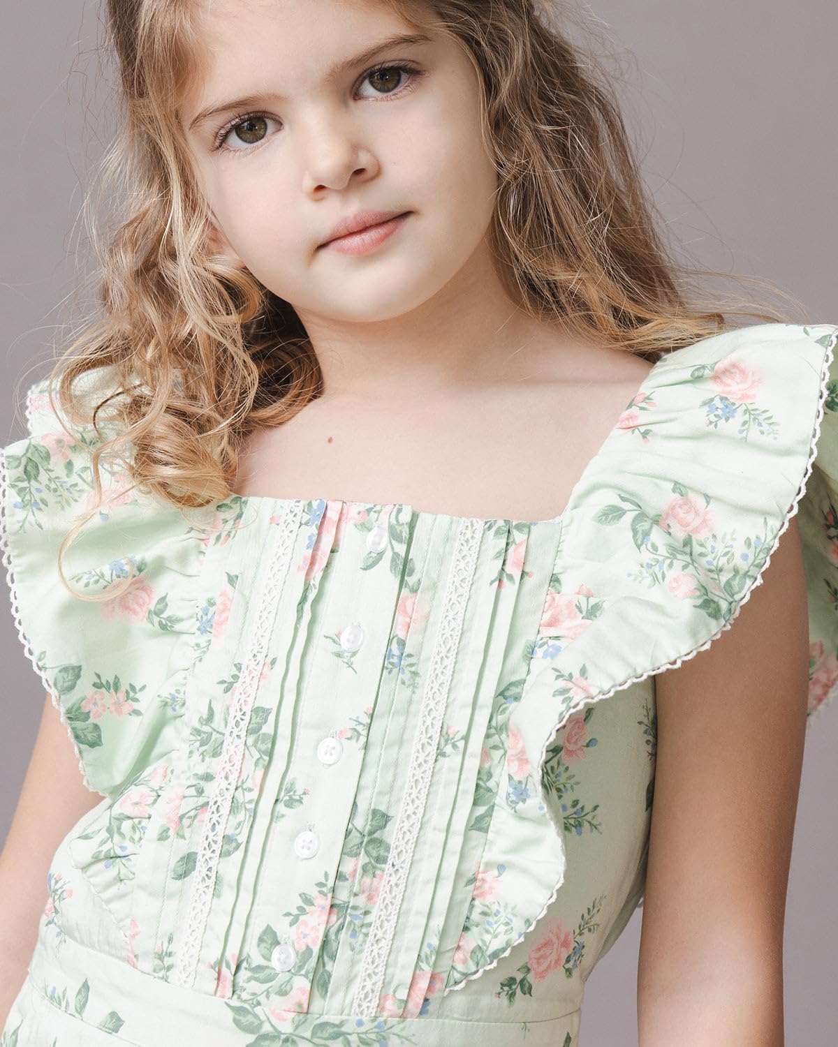 Organic Flutter Sleeve Jumpsuit by Hope & Henry Girl