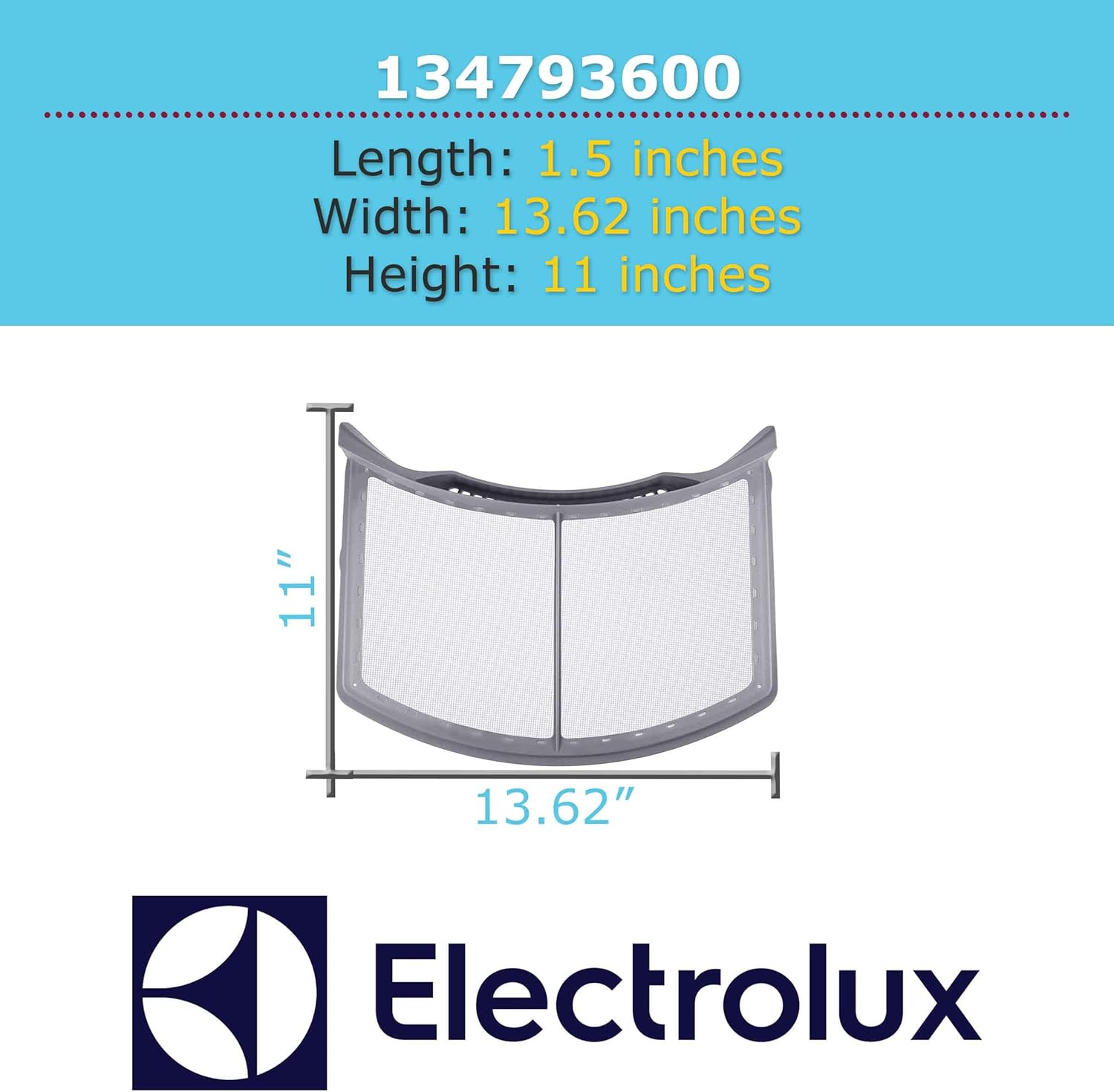 GENUINE Electrolux 134793600 Dryer Filter
