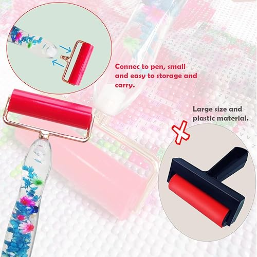 Miniatura 4 de Kawaqiwa Herramientas de accesorios de pintura de diamante, bolígrafo de pintura de diamante, bandejas de clasificación de cuentas, herramienta de