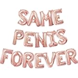 PartyForever Bachelorette Party Balloons Rose Gold 16