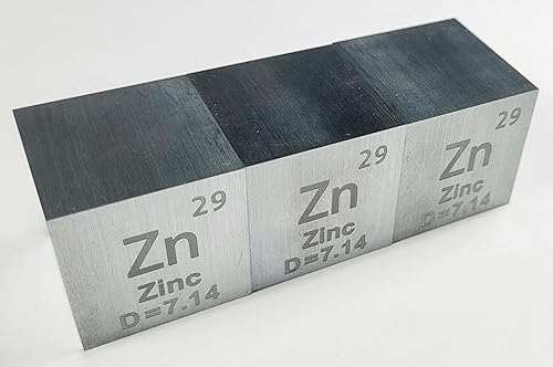 Miniatura 270 de Cubo de metal cobalto de 0.39 pulgadas (0.394 in) hasta un 99.9% puro elemento de tabla periódica de densidad grabada, colección de bloques