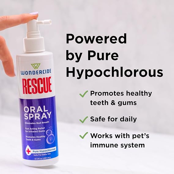 Wondercide Rescue - Oral Spray for Dogs and Cats - 8.5 oz