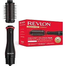 revlon professional one-step volumiser plus removable head ceramic titanium plate mixed styling bristles with activated carbon pins tourmaline ionic technology rvdr5298e