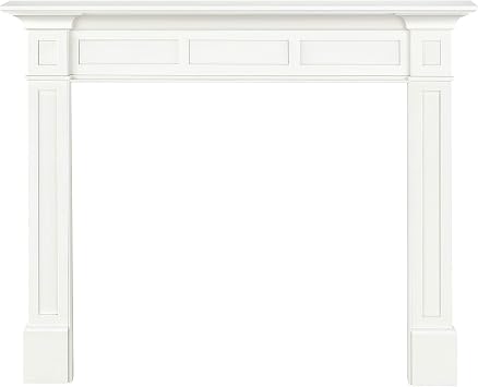 Pearl Mantels MDF Mantel, 56-Inch, White