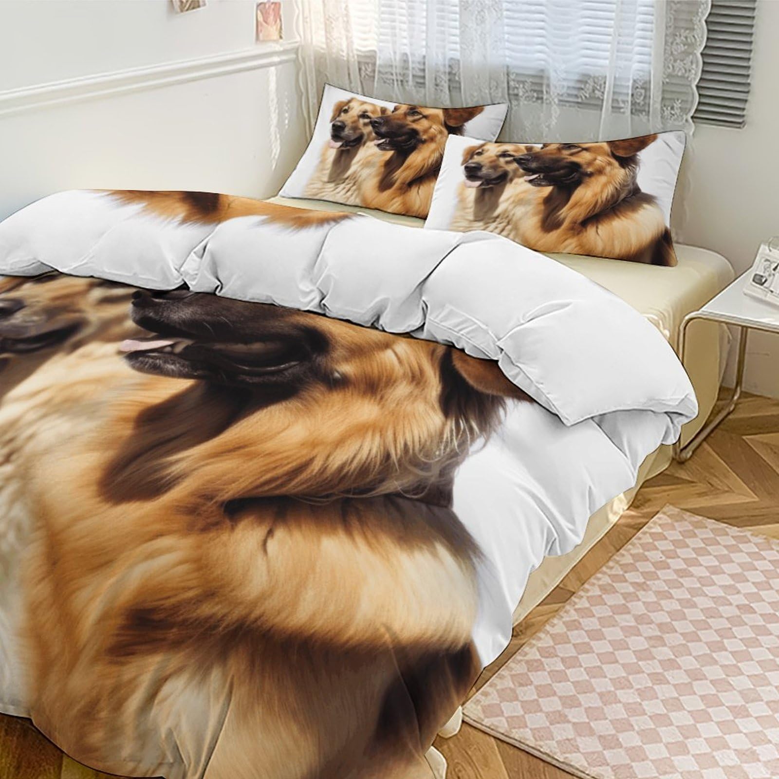 Couette pour grand lit parure de lit 3 pièces épaisse couvre-lit maison hôtel 259x228 cm