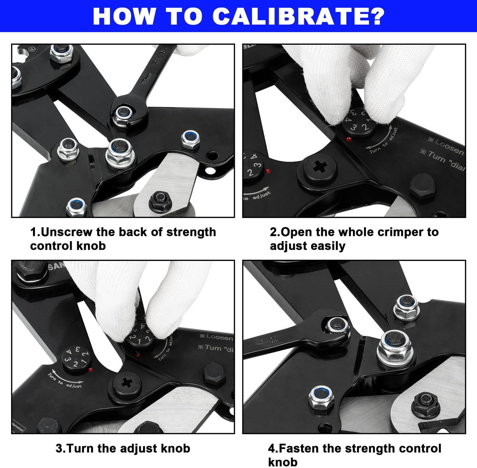 Sanuke Wire Rope Crimping Tool Kit with 33ft 1/8" Stainless Steel Cable 7x7 Strand Core for Aluminum Oval Sleeves, Double Sleeves, Crimping Loop Sleeves from 3/64-inch to 1/8-inch