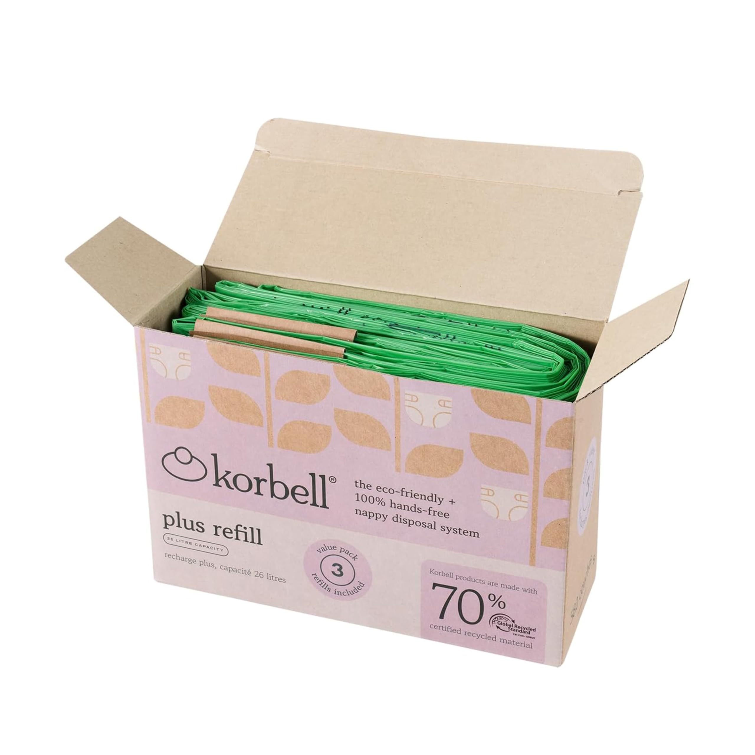 Korbell - Nachfüllpackungen für Windelbehälter Korbell 26 L